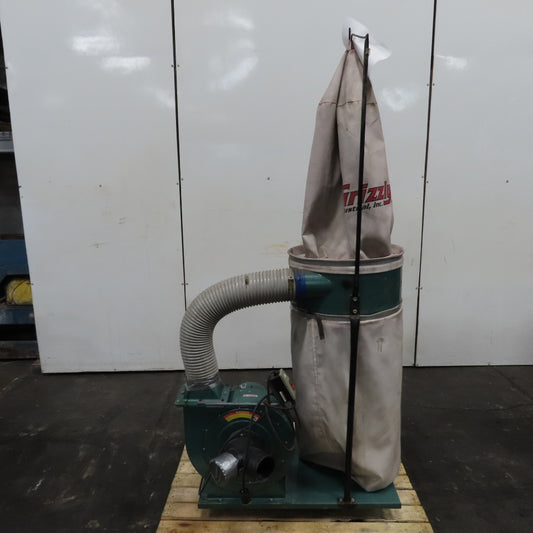 Grizzly Industrial Portable Dust Collector 1HP 115/230V 1Ph