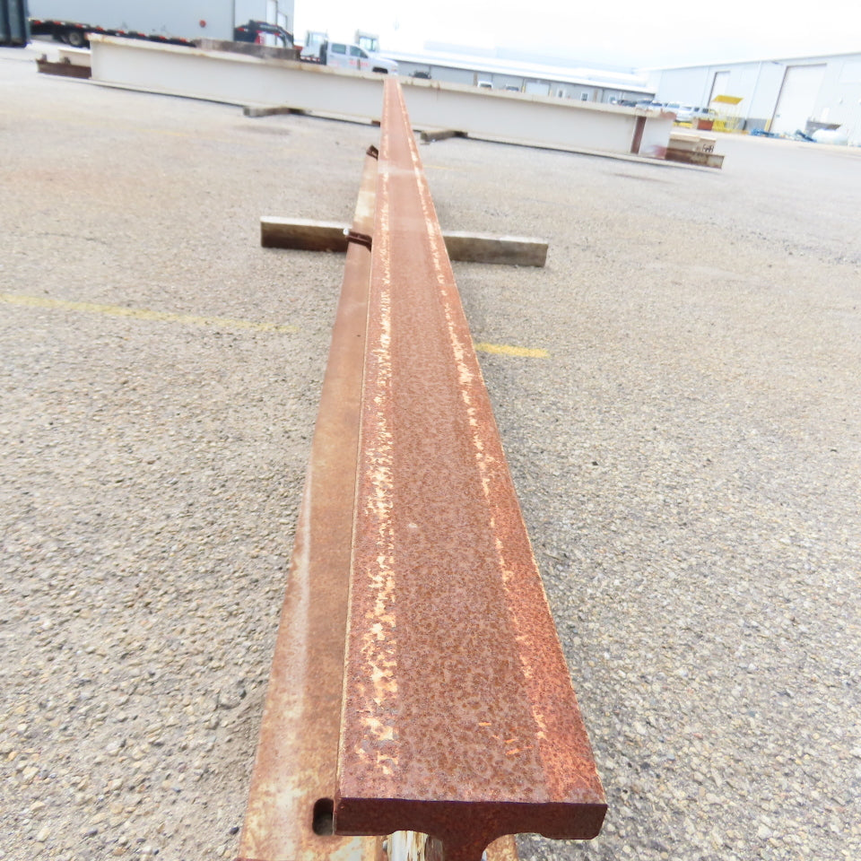 3-1/4" x 15" Tall I-Beam Monorail Overhead Hoist Rail Underhung 15' Long Section