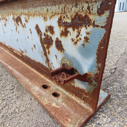 3-1/4" x 15" Tall I-Beam Monorail Overhead Hoist Rail Underhung 15' Long Section