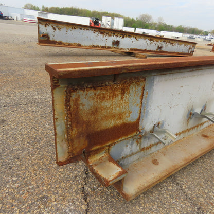 3-1/4" x 15" Tall I-Beam Monorail Overhead Hoist Rail Underhung 16' Long Section