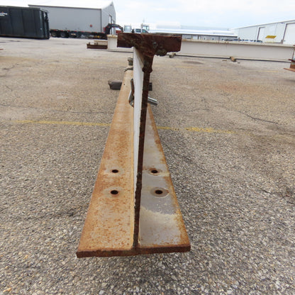 3-1/4" x 15" Tall I-Beam Monorail Overhead Hoist Rail Underhung 16' Long Section