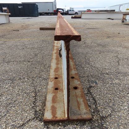 3-1/4" x 15" Tall I-Beam Monorail Overhead Hoist Rail Underhung 21' Long Section