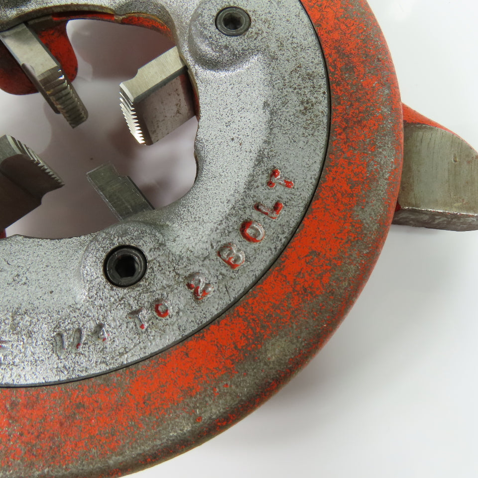 RIDGID 811A Pipe Threader Universal Die Head 1/8" to 2" Pipe 1-2 NPT HS/SS