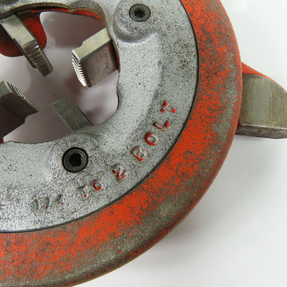 RIDGID 811A Pipe Threader Universal Die Head 1/8" to 2" Pipe 1-2 NPT HS/SS