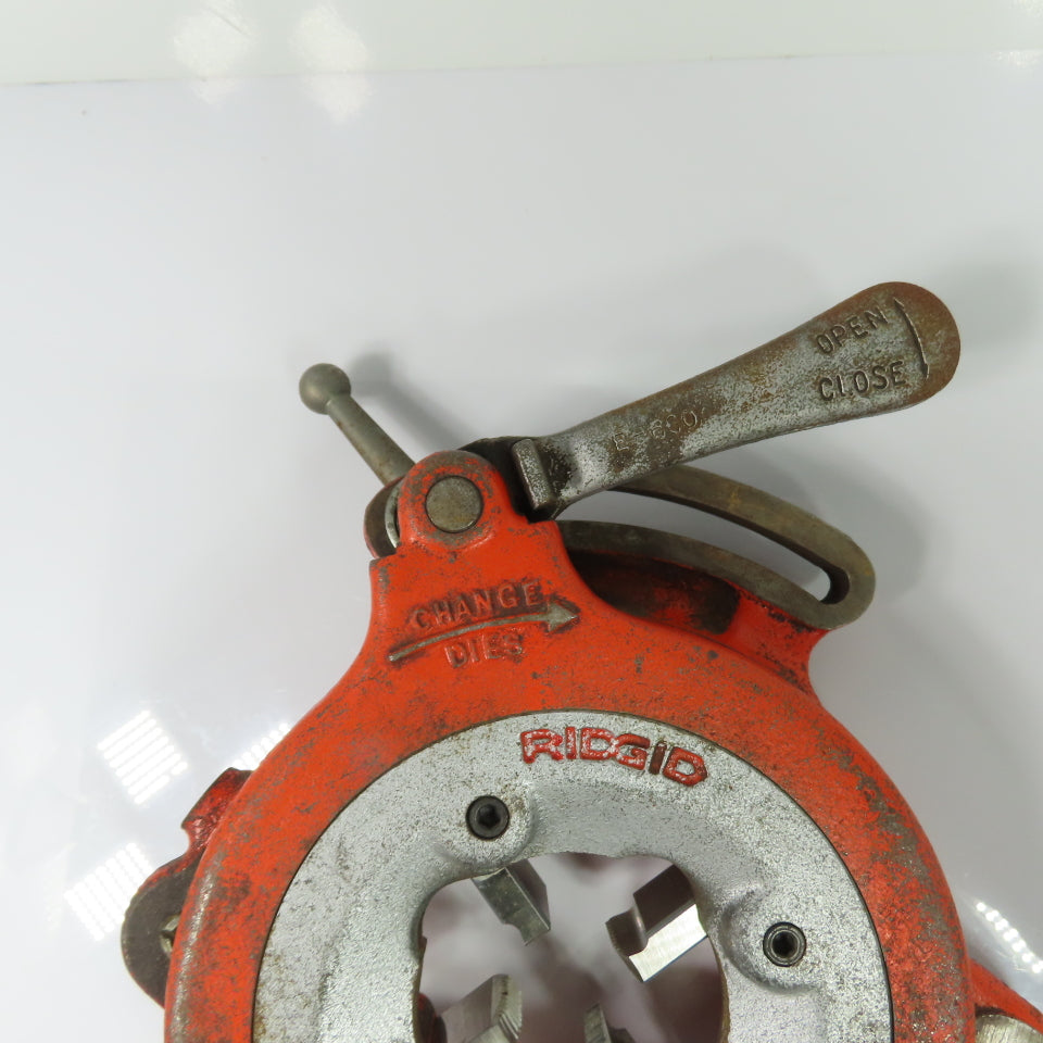 RIDGID 811A Pipe Threader Universal Die Head 1/8" to 2" Pipe 1-2 NPT HS/SS