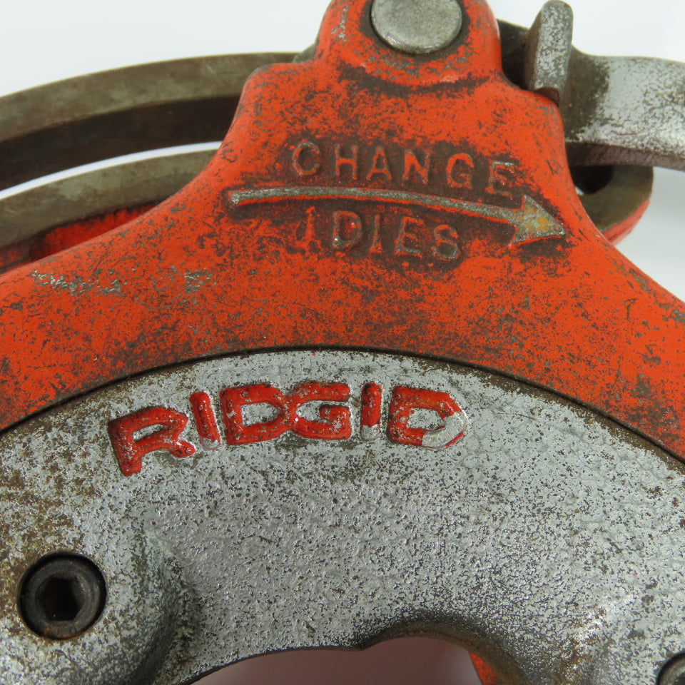 RIDGID 811A Pipe Threader Universal Die Head 1/8" to 2" Pipe 1/4-3/8 NPT SS