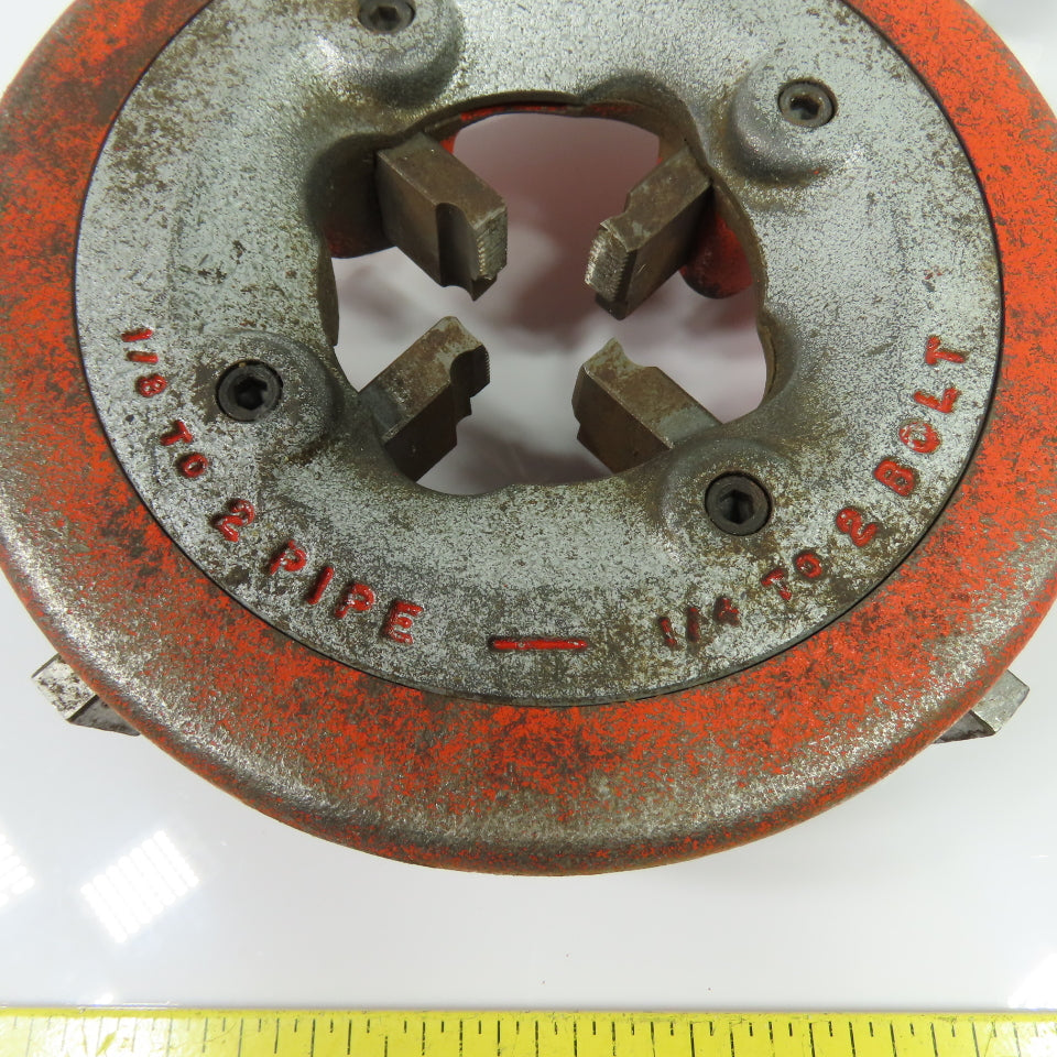 RIDGID 811A Pipe Threader Universal Die Head 1/8" to 2" Pipe 1/4-3/8 NPT SS