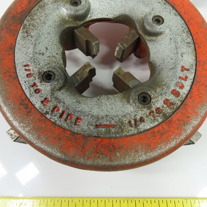 RIDGID 811A Pipe Threader Universal Die Head 1/8" to 2" Pipe 1/4-3/8 NPT SS