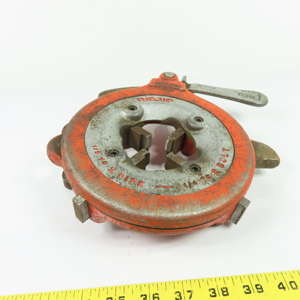RIDGID 811A Pipe Threader Universal Die Head 1/8" to 2" Pipe 1/4-3/8 NPT SS