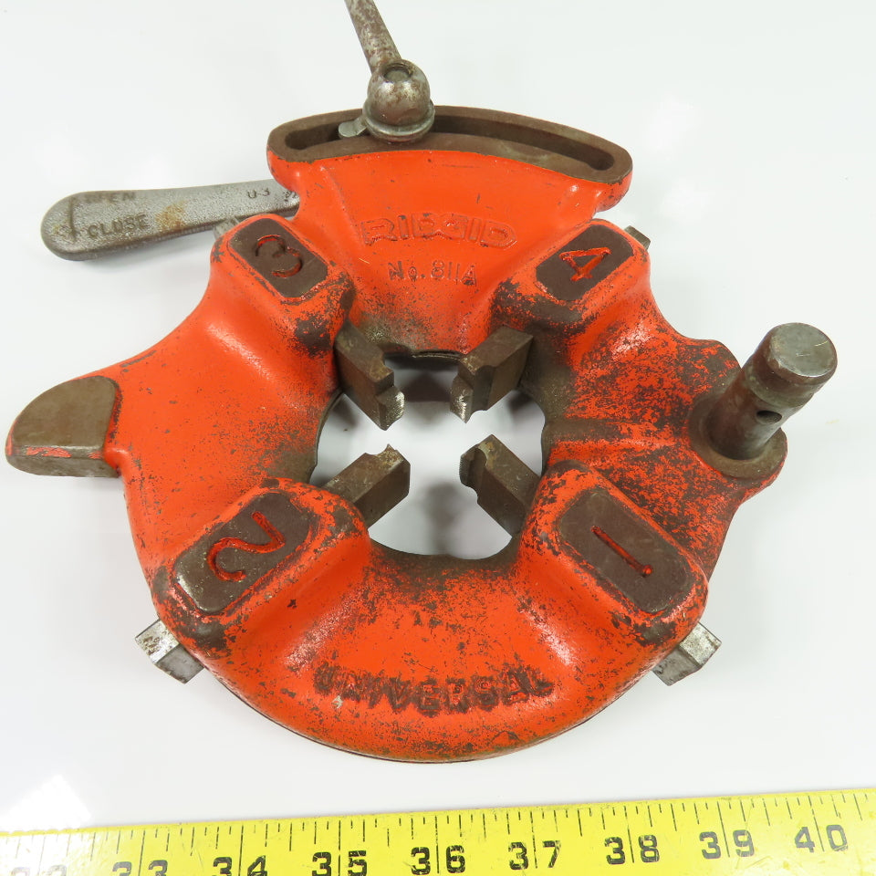 RIDGID 811A Pipe Threader Universal Die Head 1/8" to 2" Pipe 1/4-3/8 NPT SS