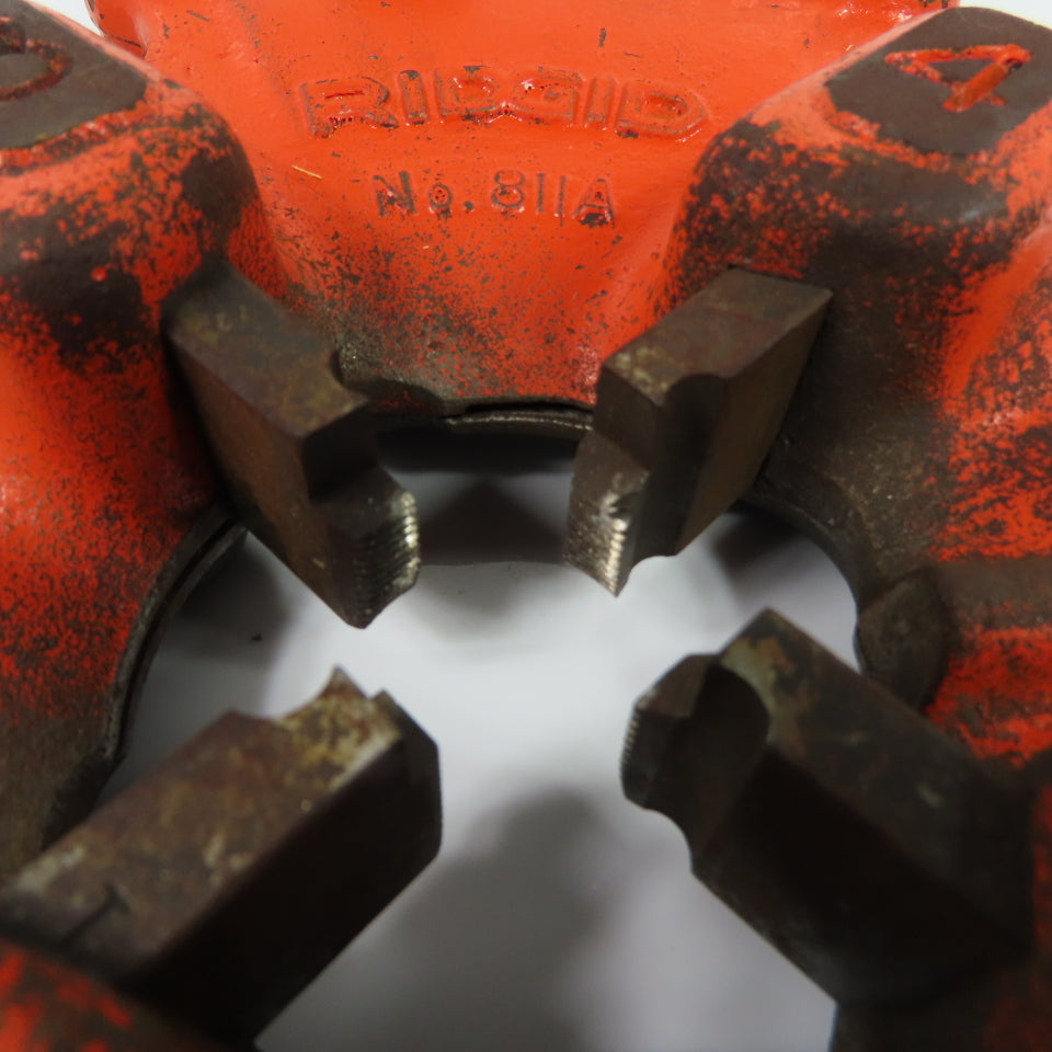 RIDGID 811A Pipe Threader Universal Die Head 1/8" to 2" Pipe 1/4-3/8 NPT SS