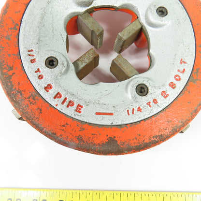 Ridgid 811A Pipe Threader Universal Die Head 1/8" to 2" Pipe 5/8 11 UNC
