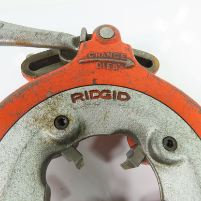 Ridgid 811A Pipe Threader Universal Die Head 1/8" to 2" Pipe 1-2 NPT HS/SS