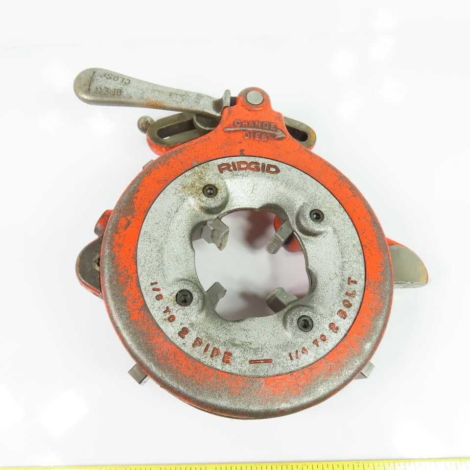 Ridgid 811A Pipe Threader Universal Die Head 1/8" to 2" Pipe 1-2 NPT HS/SS