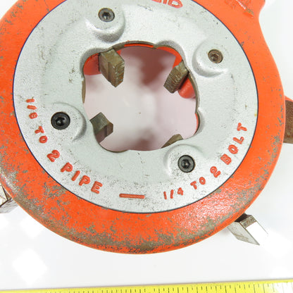 Ridgid 811A Pipe Threader Universal Die Head 1/8" to 2" Pipe 7/8 9 UNC
