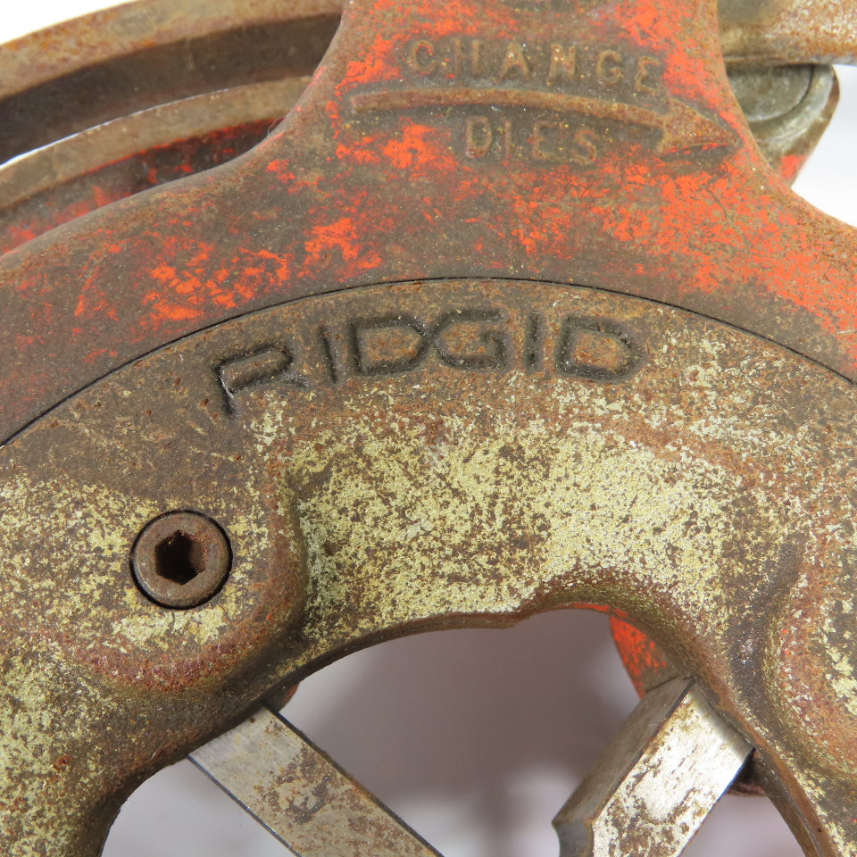Ridgid Pipe Threader Universal Die Head 1/8" to 2" Pipe 1/2 - 3/4