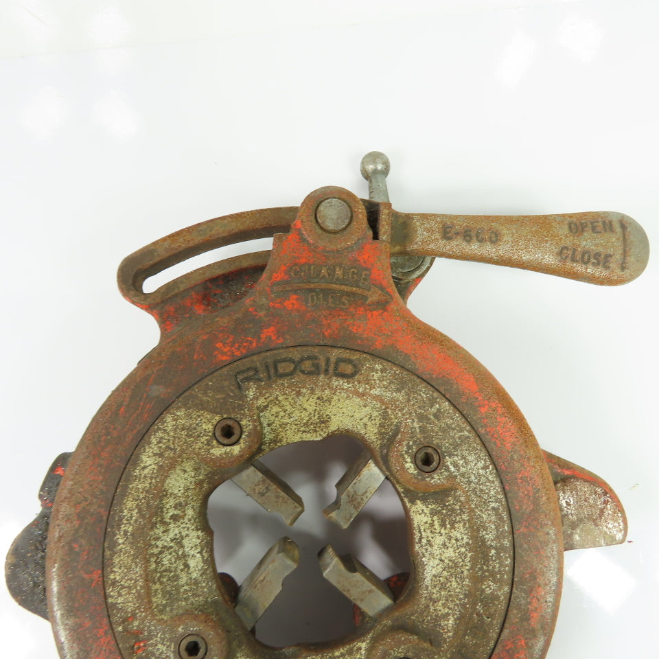 Ridgid Pipe Threader Universal Die Head 1/8" to 2" Pipe 1/2 - 3/4