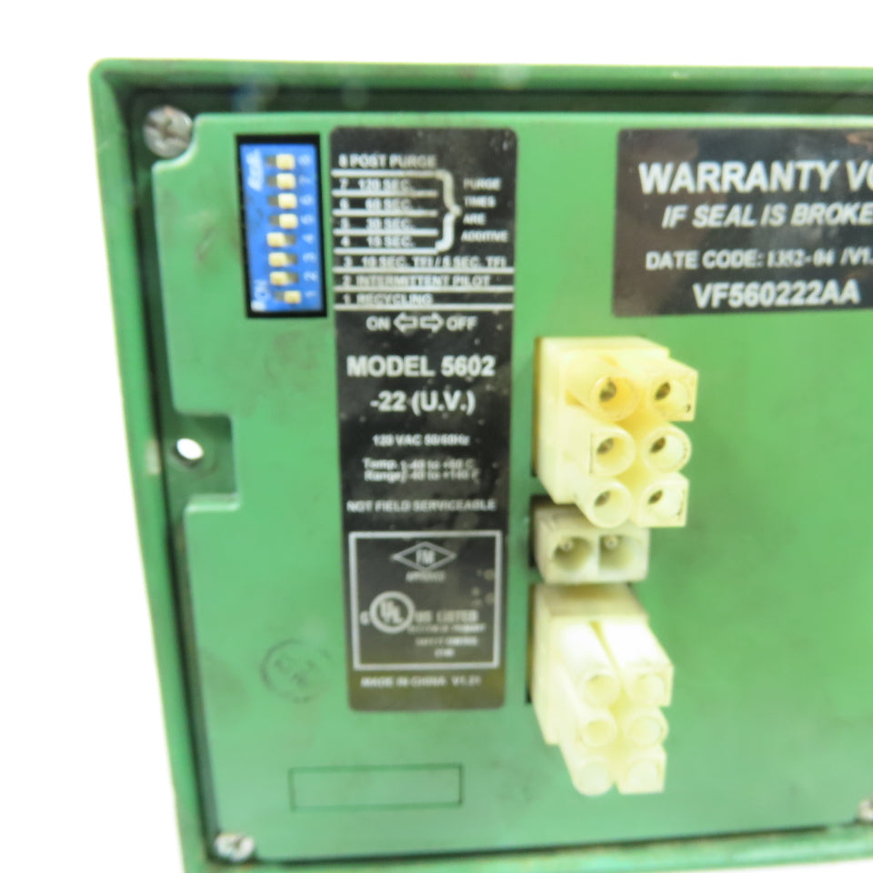 Eclipse VF560222AA 5602-22 (U.V.) Veri-Flame Flame Monitoring Control 120VAC