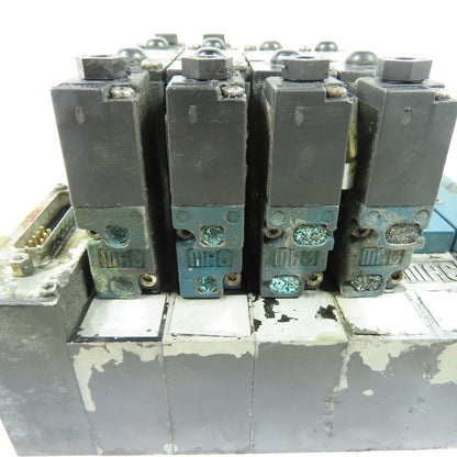 MAC 92B-BAB-000-DM-DDAP-2DM 92B-000-BN2 4-Station Solenoid Valve Manifold Block