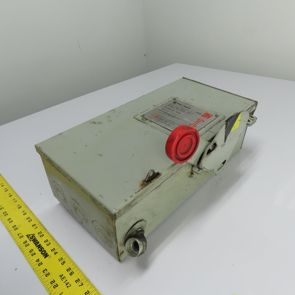 Eaton RH361SNK 30A 3-Pole Fusible Safety Disconnect Switch 600VAC