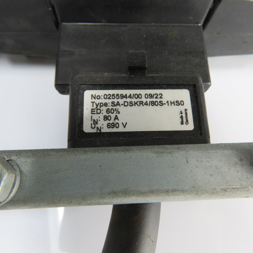 Vahle 0255944/00 SA-DSKR4/80S-1HS0 Electrification System Assembly 80A 690V