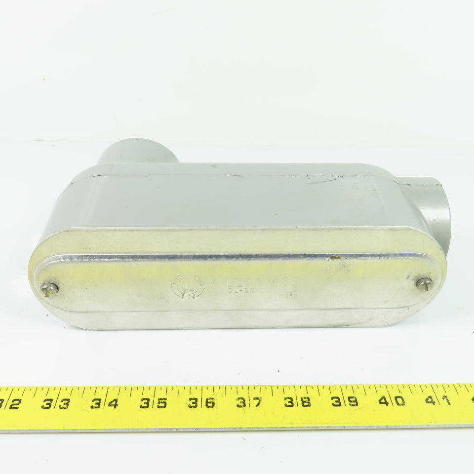 Killark OLB-6 2" NPT LB Conduit Body W/ Cover