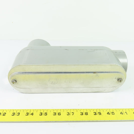 Killark OLB-6 2" NPT LB Conduit Body W/ Cover