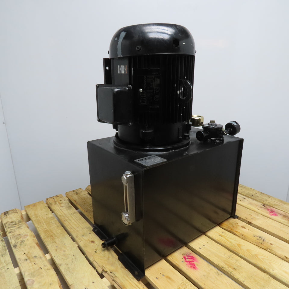 Rousseau HS-2412-10020 7.5HP Hydraulic Power Unit 230/460V 3Ph 1760RPM