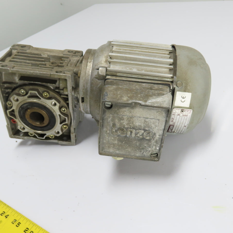Lenze GSN05-1NHAN 7KB4-999H 0.25kW 60:1 Angle Gear Motor 230/460V 3Ph 0.93"Shaft