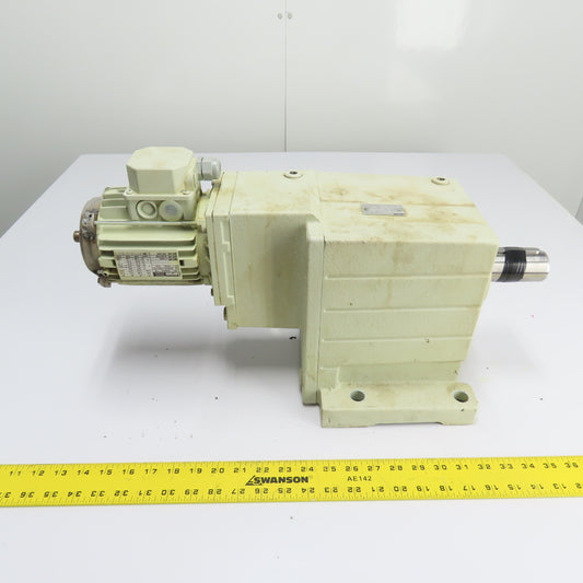 Lenze GST07-3M VBR 063C42 In-Line Gear Motor 0.31kW 230/480V 326.333:1 Ratio