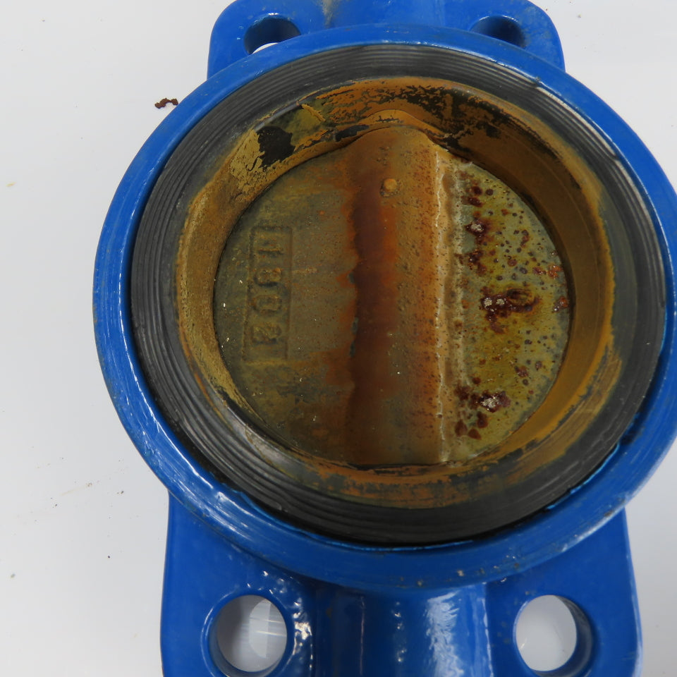 Ohio Valve Co. 4100DBL Manual Lever Butterfly Valve 4" Buna-N Seat 200PSI