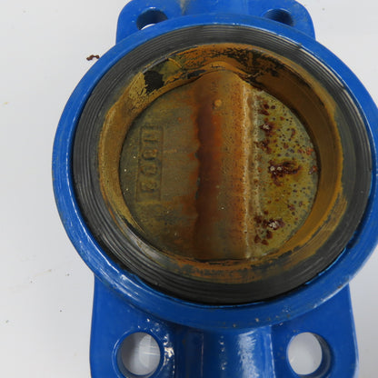 Ohio Valve Co. 4100DBL Manual Lever Butterfly Valve 4" Buna-N Seat 200PSI