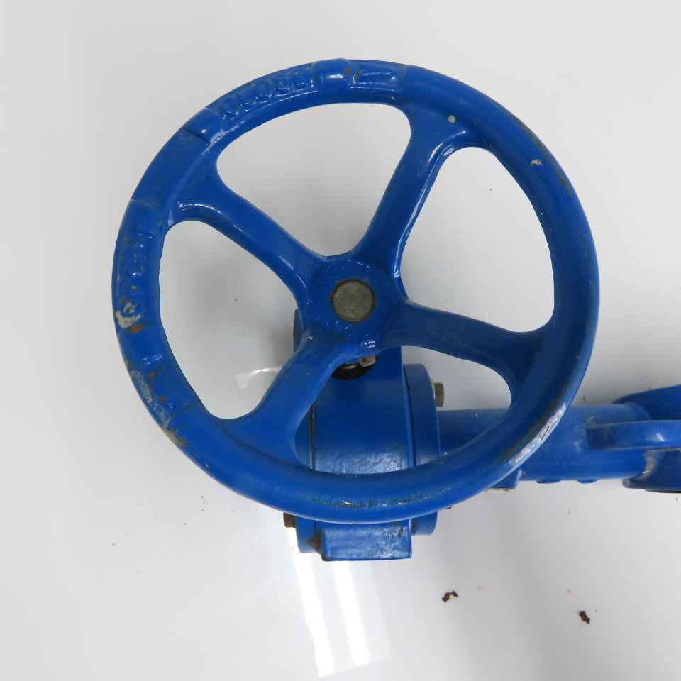 Ohio Valve Co 4100DBL 4" Gear Operated Butterfly Valve 200PSI Buna-N