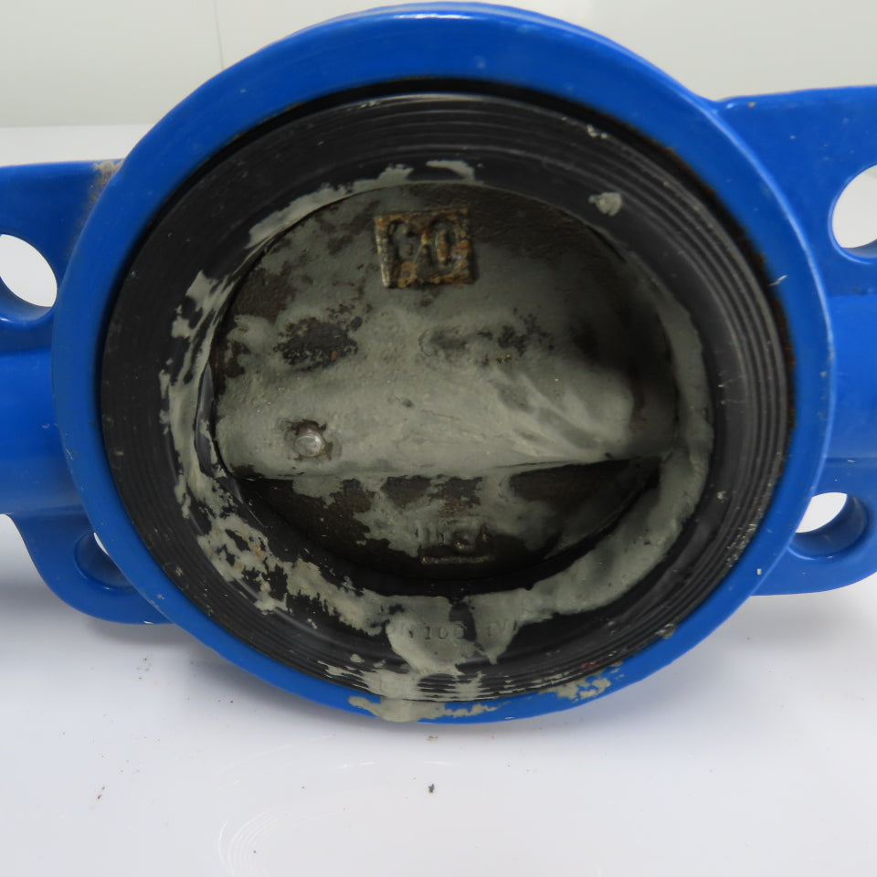 Ohio Valve Co 4100DBL 4" Gear Operated Butterfly Valve 200PSI Buna-N