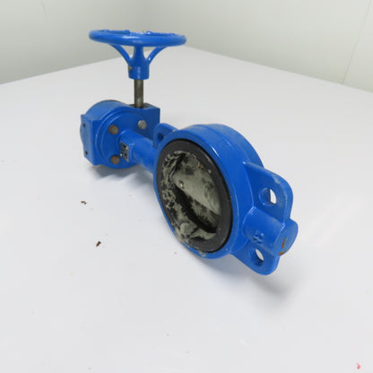Ohio Valve Co 4100DBL 4" Gear Operated Butterfly Valve 200PSI Buna-N