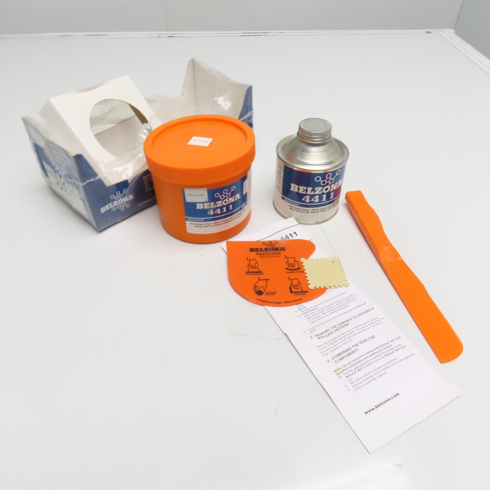 Belzona 4411 Base Solidifier 2 Part Granogrip Compound Yellow Untraceable Batch