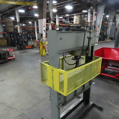 Dake 75PA 75-Ton Hand Operated Air Powered Hydraulic H-Frame Press 4.5"RamTravel