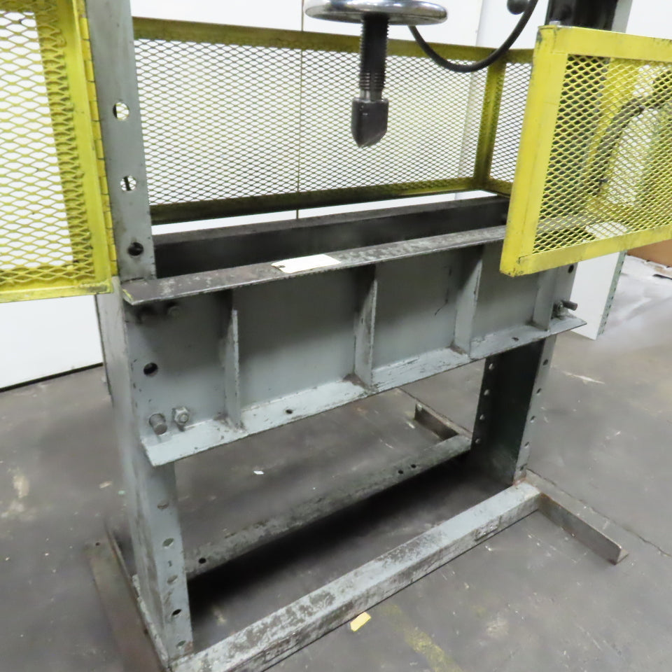 Dake 75PA 75-Ton Hand Operated Air Powered Hydraulic H-Frame Press 4.5"RamTravel
