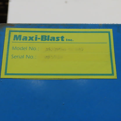 Maxi-Blast 3630PD 36"x30" Plastic Media Cleaner Pressure Blast Cabinet w/ Filter
