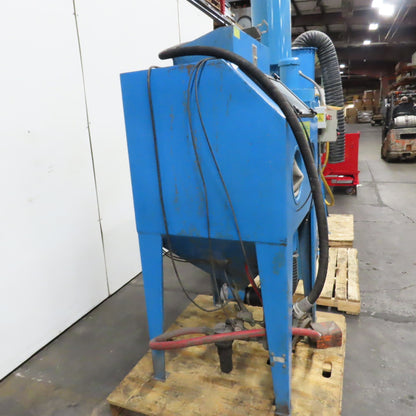 Maxi-Blast 3630PD 36"x30" Plastic Media Cleaner Pressure Blast Cabinet w/ Filter