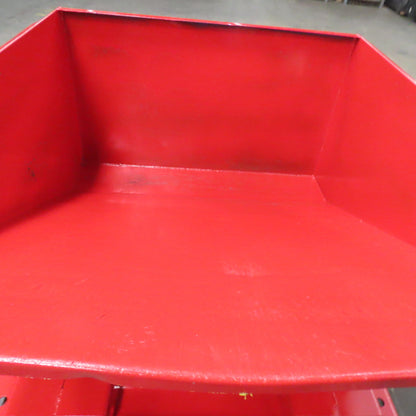 1-1/2 Cu Yard Self Dumping Trash Scrap Hopper 53" x 60" x 31" Inside