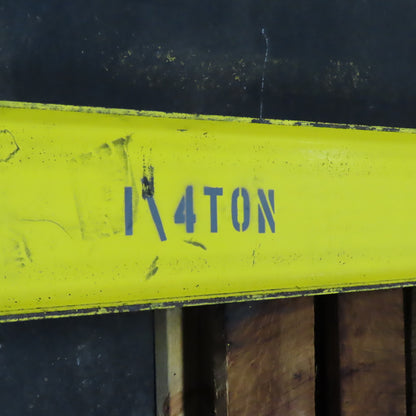 1/4 Ton Free Standing Jib Crane 75" Swing 68" Travel 101" Under Beam