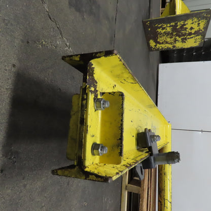 1/4 Ton Free Standing Jib Crane 75" Swing 68" Travel 101" Under Beam