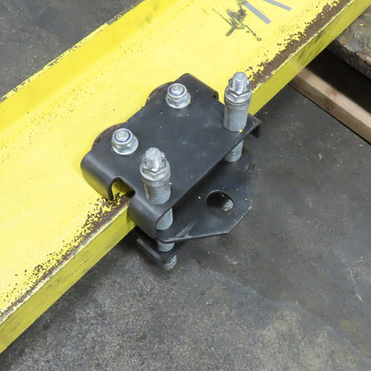 1/4 Ton Free Standing Jib Crane 75" Swing 68" Travel 101" Under Beam