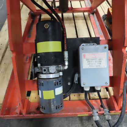 Presto 48"x 24" 1500lb Capacity Electric Scissor Lift Table 115V 1Ph 5" To 42" H