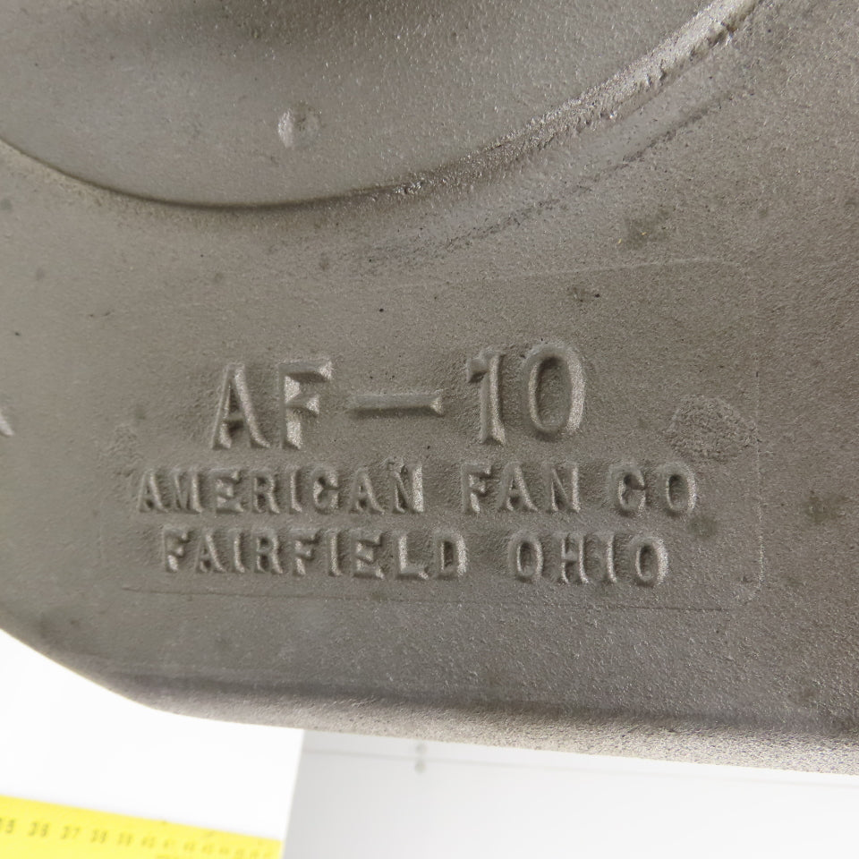 American Fan Co. AF-10-R10527-6 1.5HP Centrifugal Blower 230/460V 3Ph 3600RPM