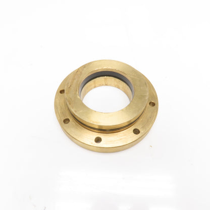 2-1/2" Cylinder Rod 5" OD Flange Brass Seal Bushing 8 Hole Mounting