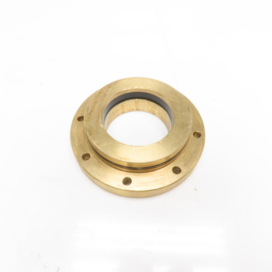2-1/2" Cylinder Rod 5" OD Flange Brass Seal Bushing 8 Hole Mounting