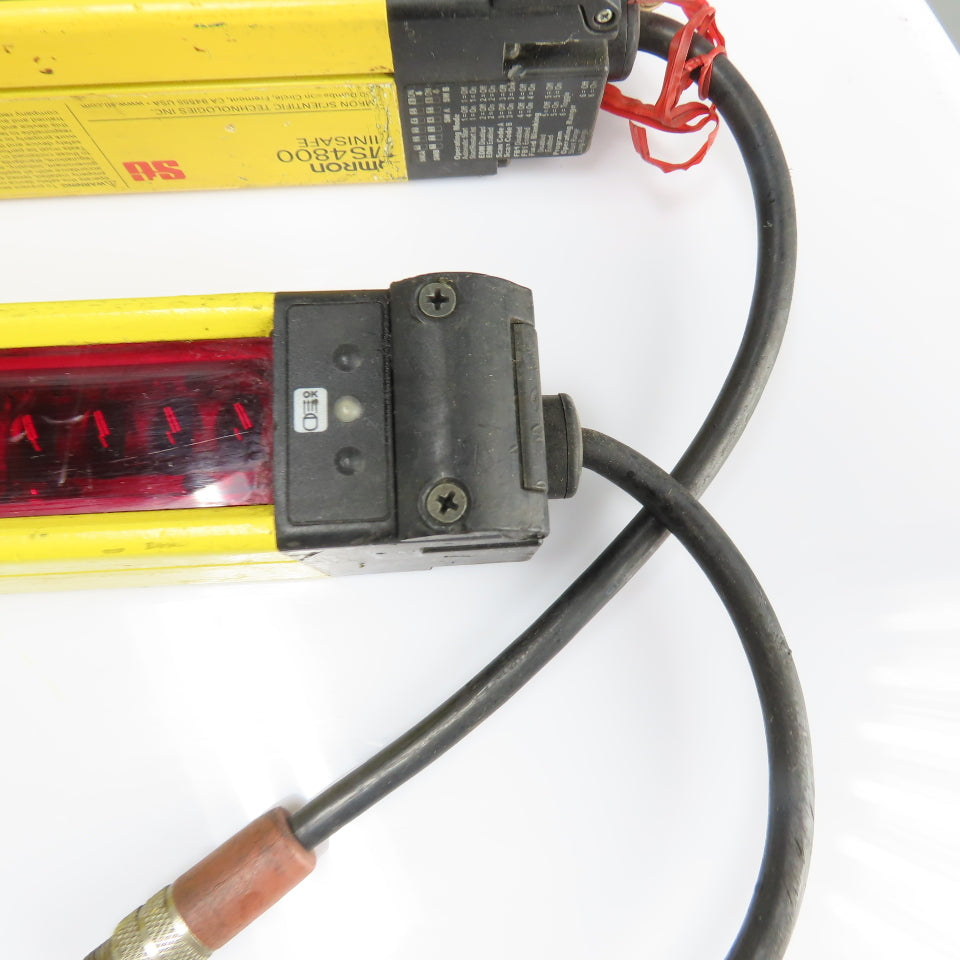 STI MS4800S-30-0920-X Transmitter MS4800S-300920-R-SC1 Receiver Light CurtainSet