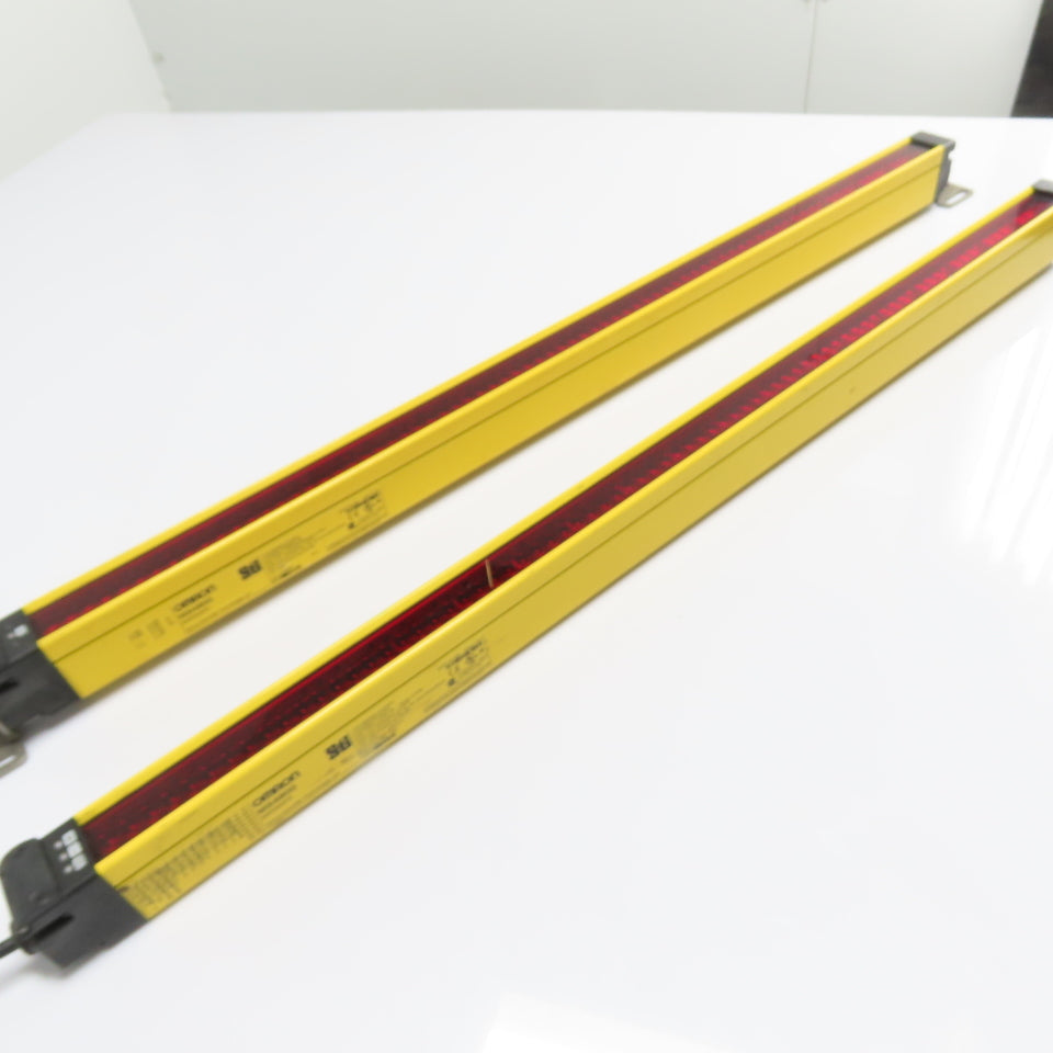 Omron MS4800S-20-0760-X Transmitter MS4800S-20-0760-R Receiver Light Curtain Set